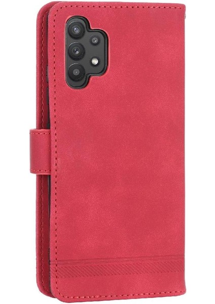 Samsung Galaxy A32 4g Bileklik Premium Kart Yuvaları Manyetik Için Flip Case (Yurt Dışından) fırsatları