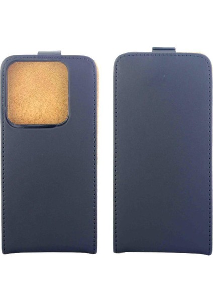 Xiaomi 14 Pro Tpu Deri Iş Tarzı Kart Yuvası Için Dikey Flip Case (Yurt Dışından)