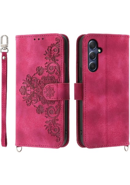 Samsung Galaxy M54 Bileklik Kabartmalı Çoklu Kredi Kartı Için Flip Case (Yurt Dışından) fırsatları