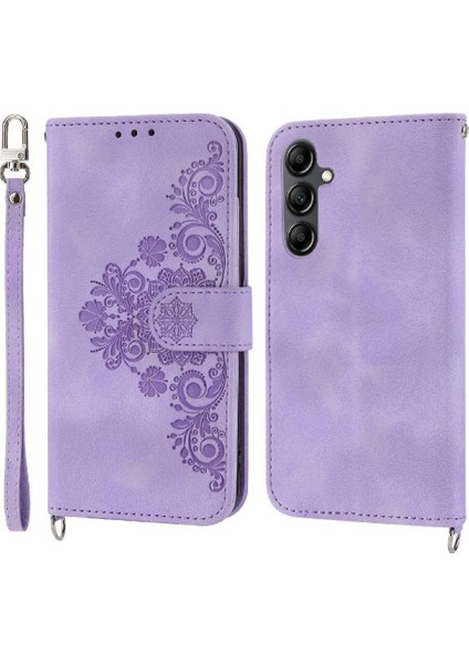 Samsung Galaxy A34 Çoklu Kredi Kartı Yuvaları Için Flip Case Darbeye (Yurt Dışından)