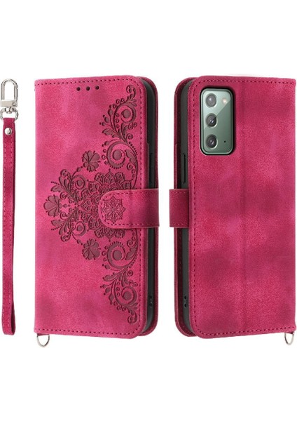 Samsung Galaxy Not 20 Çoklu Kredi Kartı Yuvaları Bileklik Için Flip Case (Yurt Dışından) modelleri