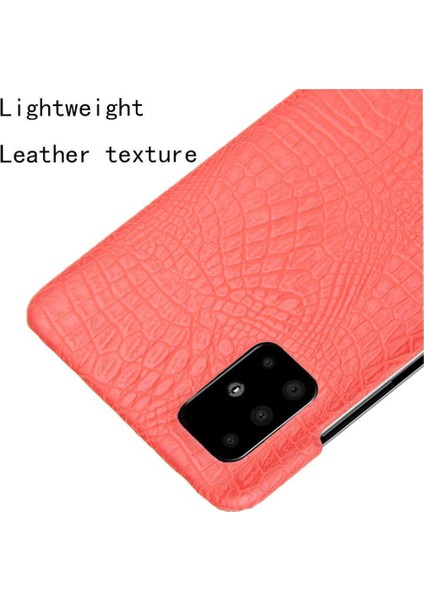 Samsung Galaxy A71 Klasik Timsah Moda Anti Için Şık Klasik Durumda (Yurt Dışından) modelleri