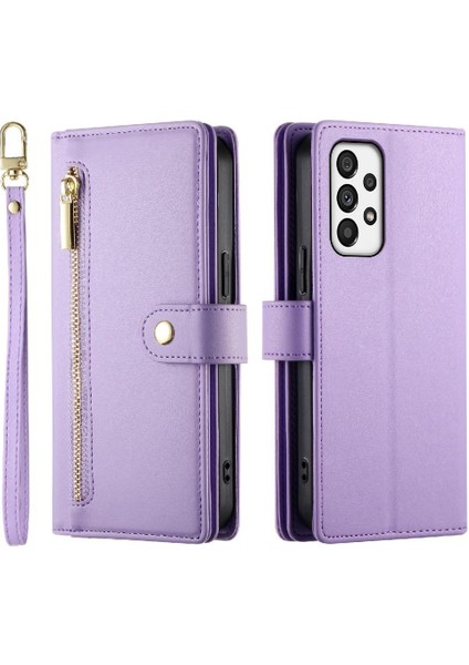 Samsung Galaxy A73 5g Için Flip Case Standı Cüzdan Çok Fonksiyonlu Kayış (Yurt Dışından) modelleri