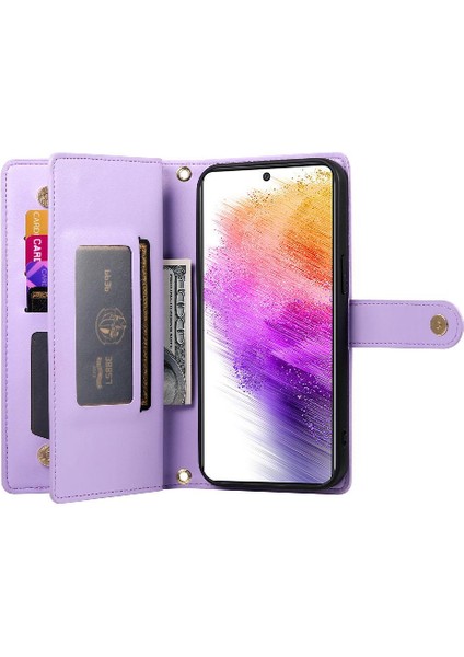 Samsung Galaxy A73 5g Için Flip Case Standı Cüzdan Çok Fonksiyonlu Kayış (Yurt Dışından) indirimleri