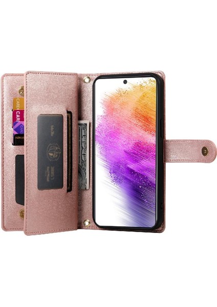 Samsung Galaxy A73 5g Için Flip Case Standı Cüzdan Çok Fonksiyonlu Kayış (Yurt Dışından) modelleri