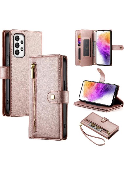 Samsung Galaxy A73 5g Için Flip Case Standı Cüzdan Çok Fonksiyonlu Kayış (Yurt Dışından) indirimleri