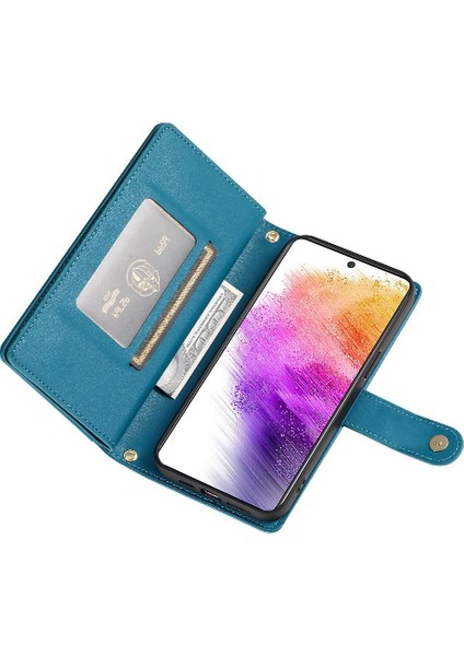 Samsung Galaxy A73 5g Için Flip Case Standı Cüzdan Çok Fonksiyonlu Kayış (Yurt Dışından) modelleri