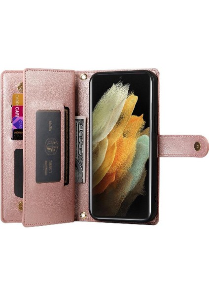 Samsung Galaxy S21 Ultra Cüzdan Iş Için Flip Case Çok Fonksiyonlu (Yurt Dışından) fiyatları