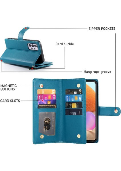 Samsung Galaxy A32 4g Çok Fonksiyonlu Iş Standı Kayışı Için Flip Case (Yurt Dışından) indirimleri
