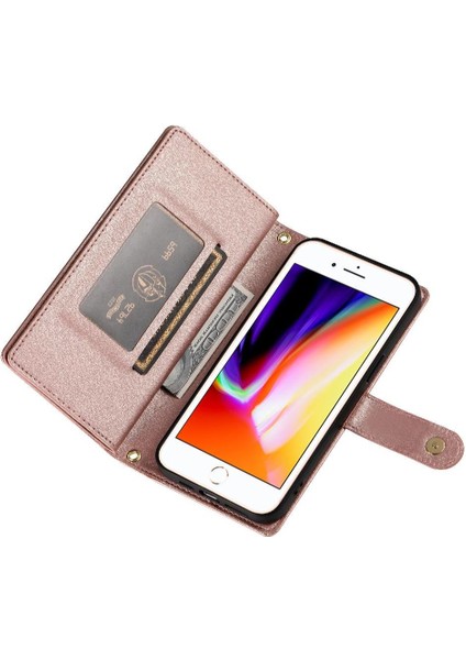 Iphone 7 Için Flip Case Artı/8 Artı Standı Crossbody Kayış Iş Cüzdan (Yurt Dışından) fiyatları