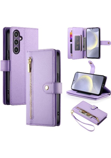 Samsung Galaxy S24 Artı Çok Fonksiyonlu Cüzdan Iş Için Flip Case (Yurt Dışından) modelleri