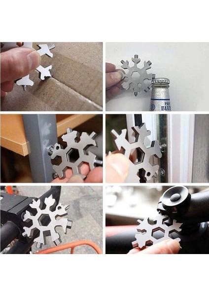 Kar Tanesi Çok Amaçlı Anahtarlık Açacak fırsatları