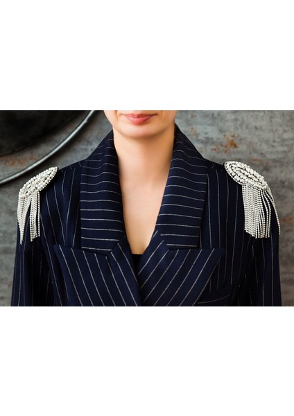 Şık Sallantılı Taş Inci Süslemeli Omuz Aksesuarı Kadın/erkek Apolet modelleri