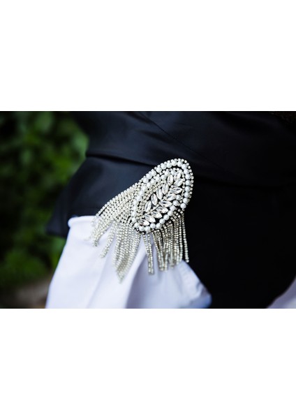 Şık Sallantılı Taş Inci Süslemeli Omuz Aksesuarı Kadın/erkek Apolet fırsatları