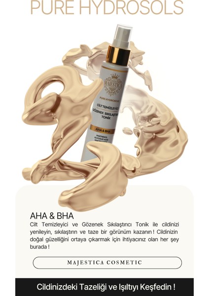Cilt Temizleyici ve Gözenek Karşıtı Aha&Bha Tonik 100 ml modelleri