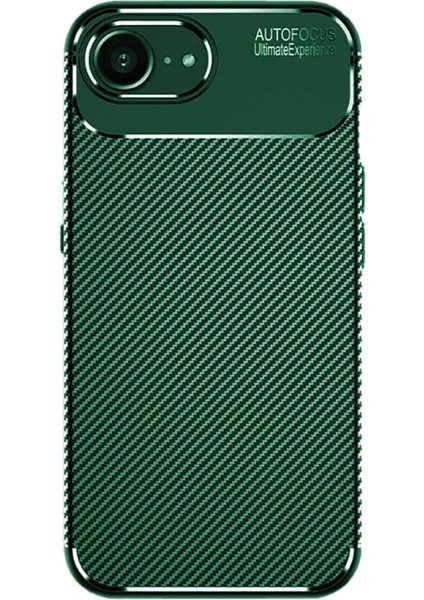 Apple iPhone 16E Kılıf Focus Carbon Silikon Kapak