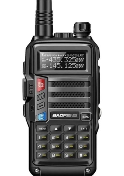 Uv-S9 Plus Siyah Taktikal Anten V2 Versiyon