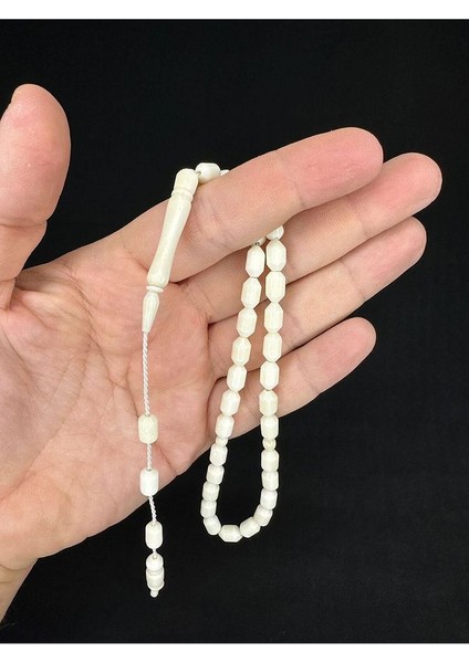 Deve Kemiği Tesbih Kapsül Kesim 9,5MMX6MM T-637