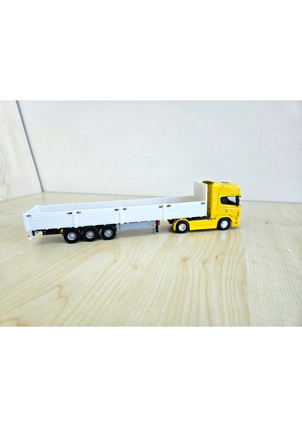1/64 Ölçek Scanıa R730 Açık Dorseli Tır Maketi (25 cm Boy) *açıklamayı Okuyunuz fırsatları
