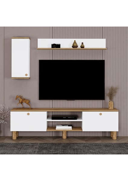 Şule Bohem Ayaklı Kapaklı Tv Ünitesi Tv Sehpası 180 cm . SL02 modelleri