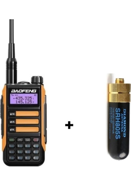 Uv-16 Pro Turuncu+Bıdık Anten