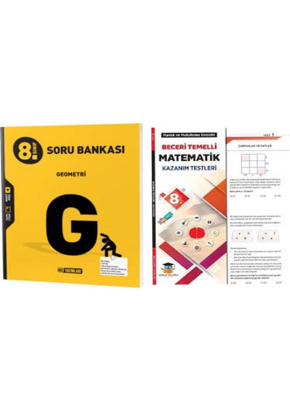 (Sınıf: 8) Geometri Soru Bankası Ve Beceri Temelli Kazanım Yaprak Test