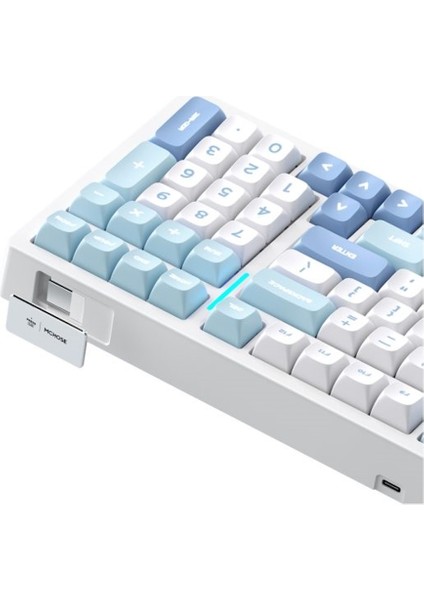 Mchose G98 %98 Rgb Kablosuz Hotswap Mavi Mekanik Gaming Klavye (MC-G98-2) indirimleri