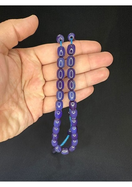Toz Kehribar Tesbih Lacivert Renkli Kapsül Kesim 11,5mmx9,5mm T-628 fiyatları