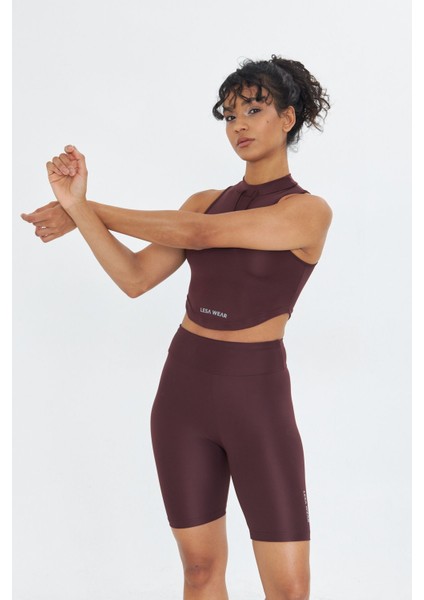 Soft Touch Bedene Oturan Ip Detaylı Sporcu Crop Sütyeni fırsatları