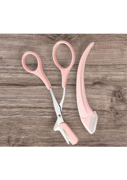 Kaş Düzeltme Makası Taraklı Kaş Usturası Şekillendirici İpek Kirpik Kaş Bıyık Alma Aleti 1 Adet fiyatları