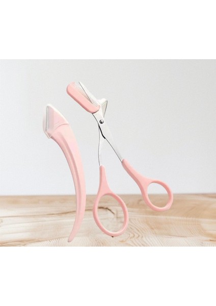 Kaş Düzeltme Makası Taraklı Kaş Usturası Şekillendirici İpek Kirpik Kaş Bıyık Alma Aleti 1 Adet fırsatları