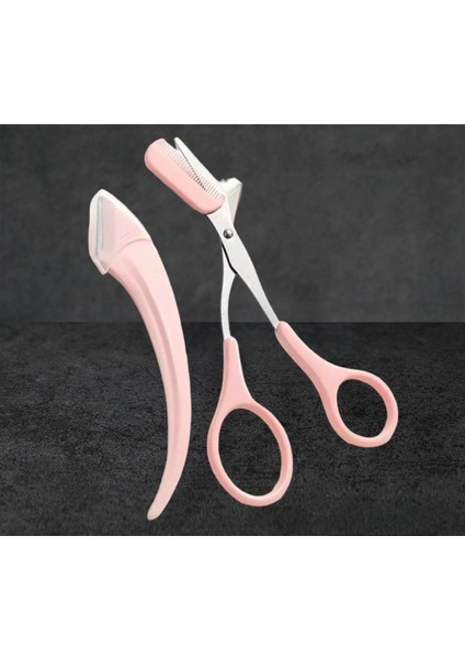 Kaş Düzeltme Makası Taraklı Kaş Usturası Şekillendirici İpek Kirpik Kaş Bıyık Alma Aleti 1 Adet indirimleri