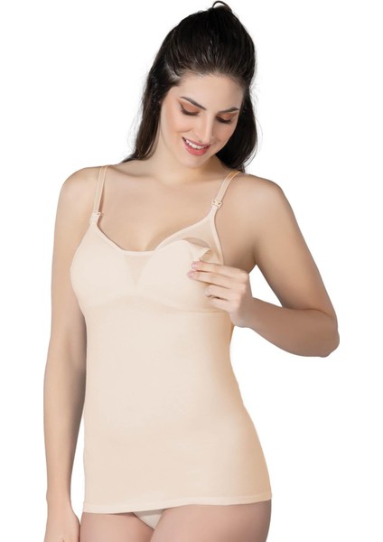 Ten Emay 1413 Modal Cotton Kaplı Emzirme Atlet-85