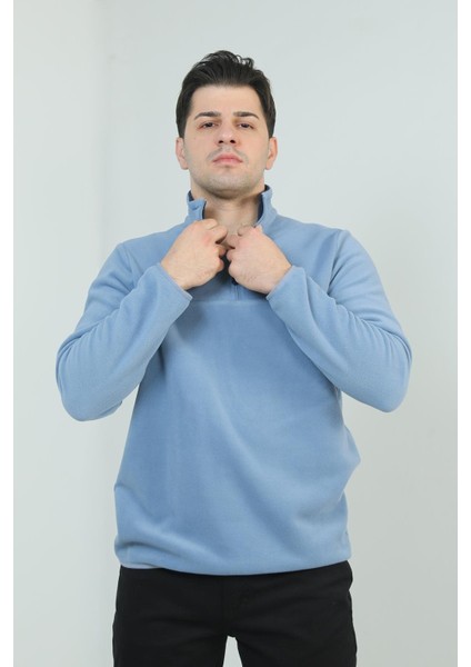 6001 Yarım Fermuarlı Polar Sweat