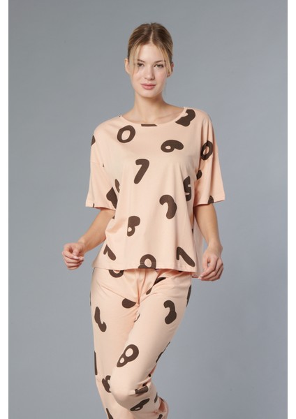 %100 Pamuk Kadın Pijama Takımı - Oversize 4 Mevsim [2025- Sprıng]