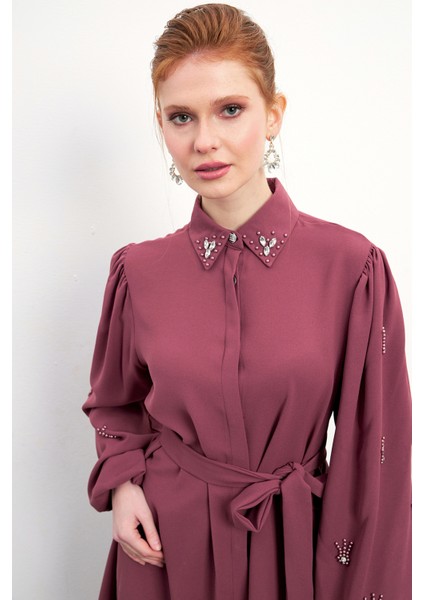 Leora Tunik Pantolon Takım - Gül Kurusu fırsatları