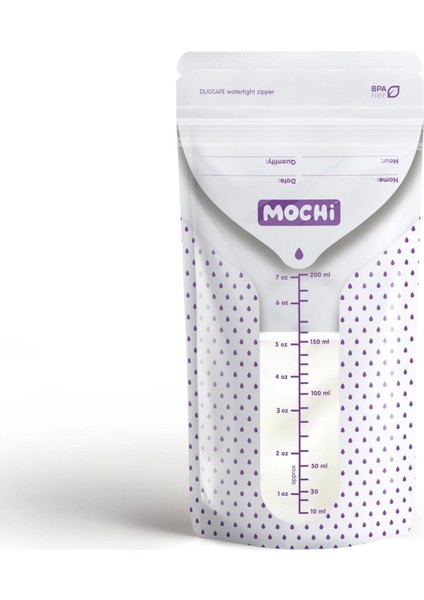 Mochi Anne Sütü Saklama Poşeti 25 Adet