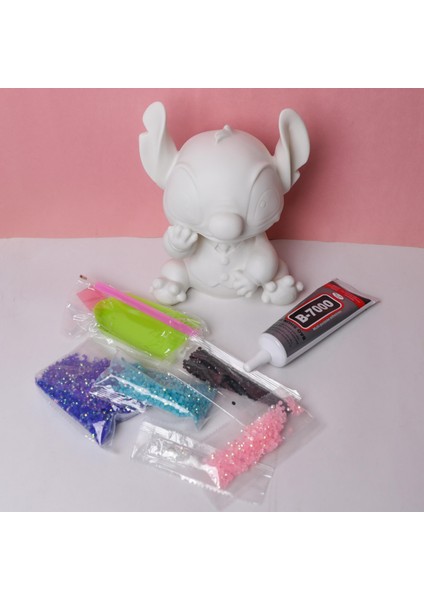 Disney Stitch 3D Kendin Yap Diy Elmas Mozaik Yapıştırma Figür Kumbara