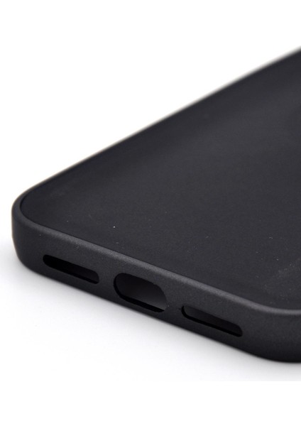 iPhone 15 Pro Max Uyumlu Deri Görünümlü Sert Kapak Kılıf Siyah