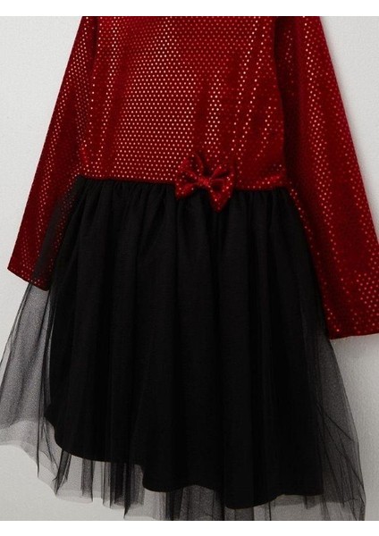 Kız Çocuk Parlak Kumaş Tütülü Elbise fırsatları