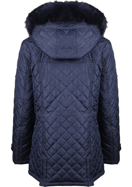 Tommy Hılfıger Kadın Kapşonlu Mont TW2MP277-NAVY