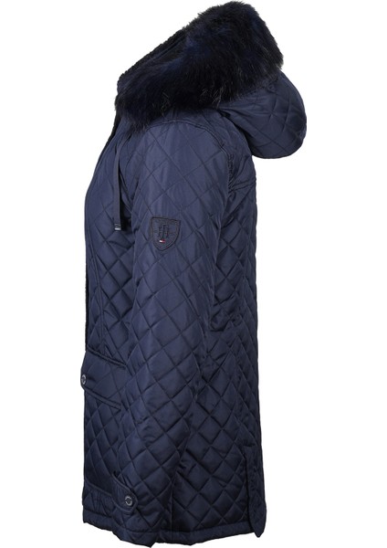 Tommy Hılfıger Kadın Kapşonlu Mont TW2MP277-NAVY