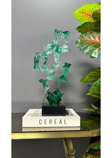 Yeşil Şeffaf Reçine Model 47 cm
