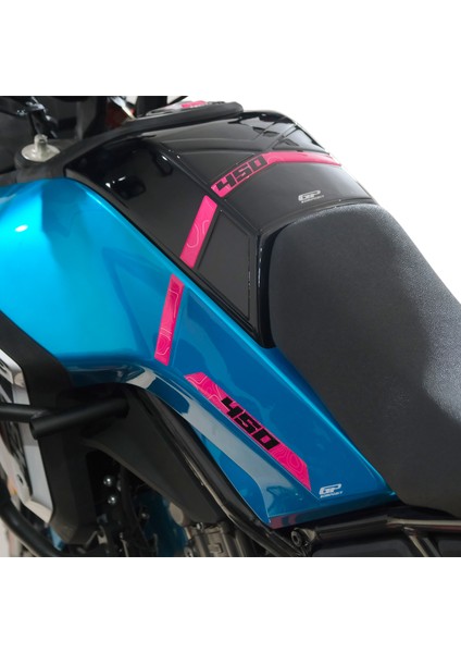 Cf Moto 450 mt 2024 Uyumlu Tank Pad Seti Mavi fiyatları