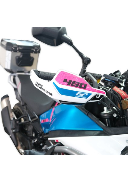 Cf Moto 450 mt 2024 Uyumlu Tank Pad Seti Mavi indirimleri