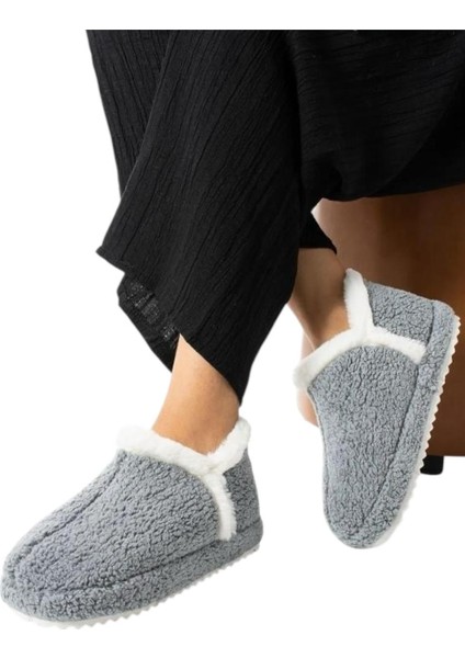 Kadın Panduf | Ev Botu | Ev Ayakkabısı Eva Kalın Hafif Kaymaz Taban GRİ fiyatları