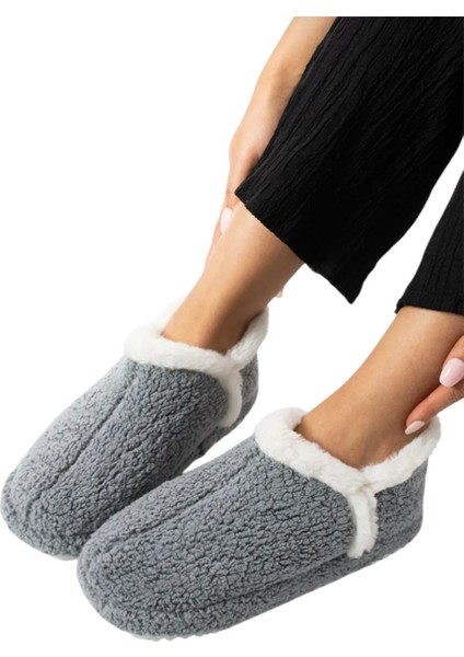 Kadın Panduf | Ev Botu | Ev Ayakkabısı Eva Kalın Hafif Kaymaz Taban GRİ fırsatları