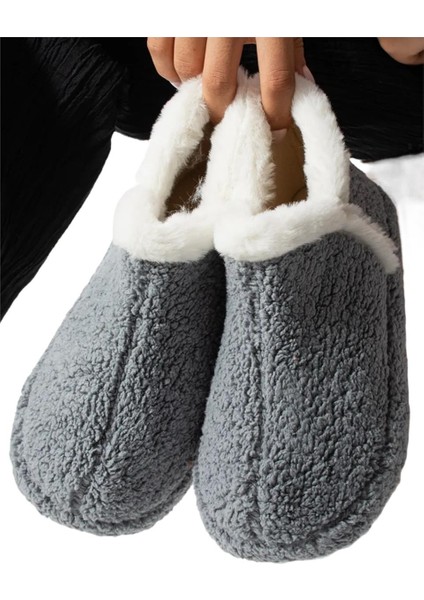 Kadın Panduf | Ev Botu | Ev Ayakkabısı Eva Kalın Hafif Kaymaz Taban GRİ indirimleri