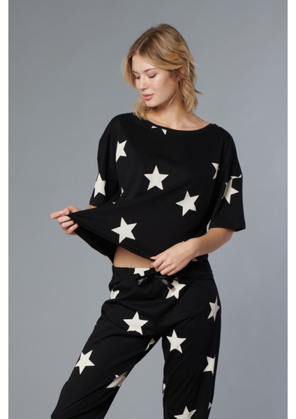 %100 Pamuk Kadın Pijama Takımı - Oversize 4 Mevsim [2025- Sprıng]