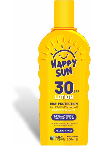 Happy Sun Spf 30 Güneş Sütü 200 ml